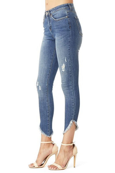 Frayed Ankle Jean