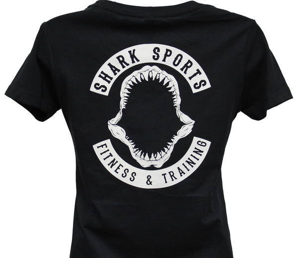 Women's Black Shark Gang Shirt