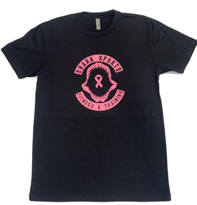 Men's Shark Sports Breast Cancer Awareness Shirt
