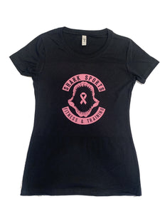 Women's Shark Sports Breast Cancer Awareness Shirt